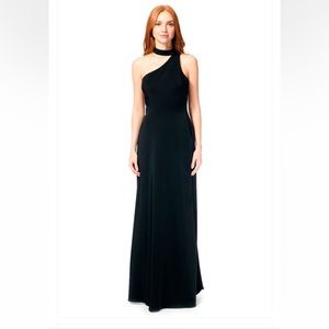 Bari Jay one shoulder bridesmaid dress